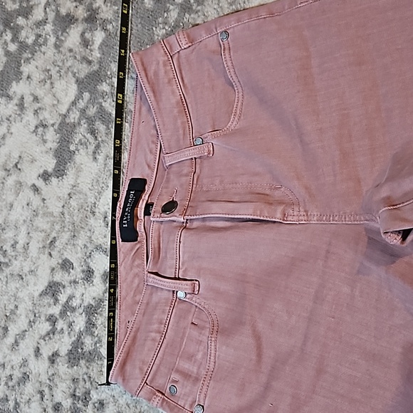 Liverpool Kennedy Crop Strap With Raw Hem Size 4/27 in Aster Mauve - Picture 4 of 8